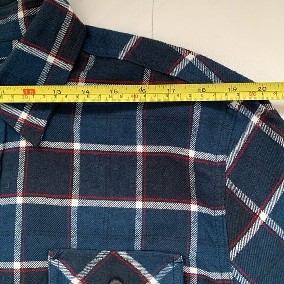 Jacks Classic Heritage Flannel Cotton Buttons Pockets Men’s Shirt Size L - Picture 3 of 9